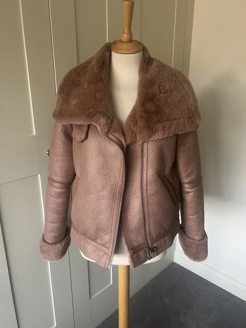 VESTE A CAPUCHE Zara Trf fausse fourrure taille M bleu marine EUR 38 83 PicClick FR