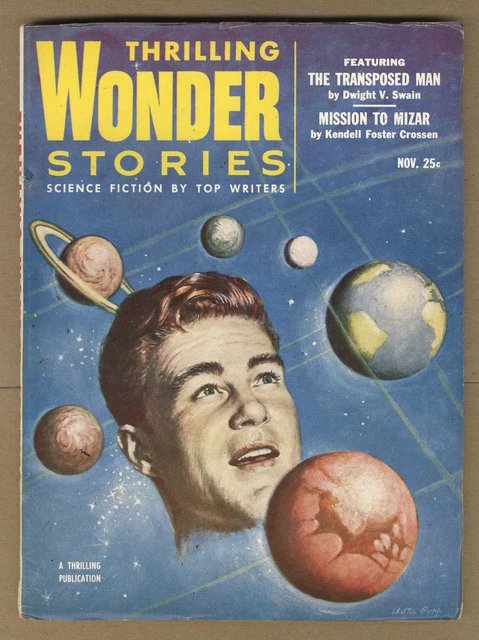 Thrilling Wonder Stories Pulp Nov 1953 Vol. 43 #1 FN 6.0