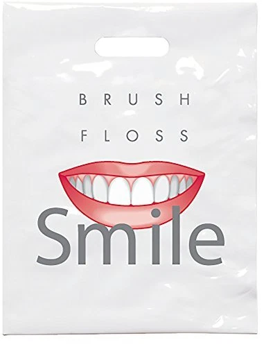 1109631 Bolsas de cuidado al paciente cepillo hilo dental C, 9"" X 12"" (Paquete de 100)