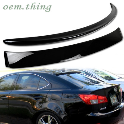 Unpainted Fit FOR Lexus IS250 IS350 2nd Sedan K-Style Trunk Lip Spoiler 2012 