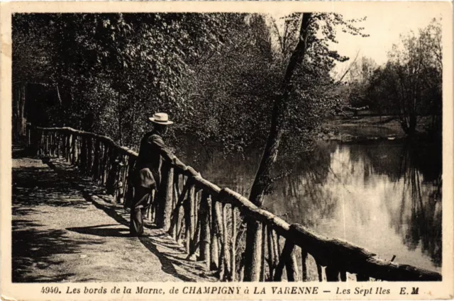 CPA Les Bords de la Marne de Champigny a La Varenne - Les Sept Iles (1352781)