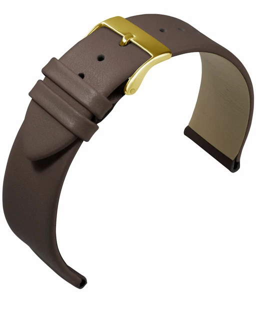 HIRSCH Cinturino Per Orologio In Pelle Di Vitello Modello Toronto – Larghezza 19 Mm, Fodera In Pelle Softglove, Design Minimalista, Unisex, Prodotto Dal 1765