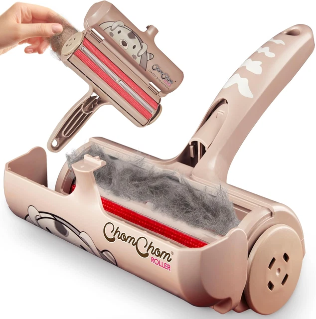 Chom Chom Roller Pet Hair Remover - Chomchom Reusable Dog and Cat Lint Rollers f