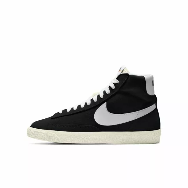 Scarpe da ragazzi donna Nike Blazer Mid '77 Da4672  001 nero bianco sportiva