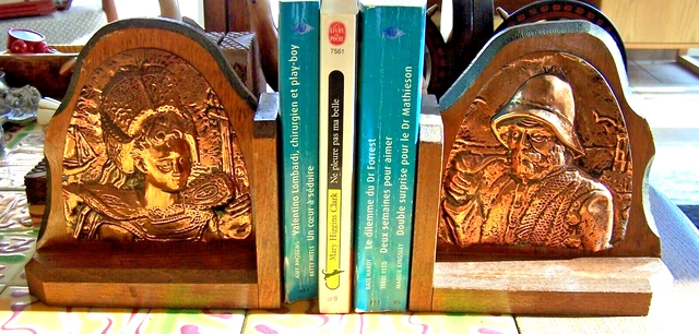 Perfk Lot De 2 Serre-Livres Perroquet En Résine - Décoration Colorée Et Antidérapante Pour Bureau, Salon, Chambre