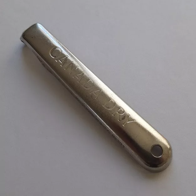 vintage VAUGHAN Over-The-Top No 304 bottle opener w/ CANADA DRY logo, USA c.1955