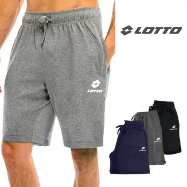 Bermuda Uomo Lotto Pantalone Corto Casual Pantaloncino Sportivo Short Cotone