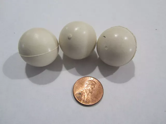 Neoprene Rubber Ball, White, FDA, 1.0" Dia, 10 Pc