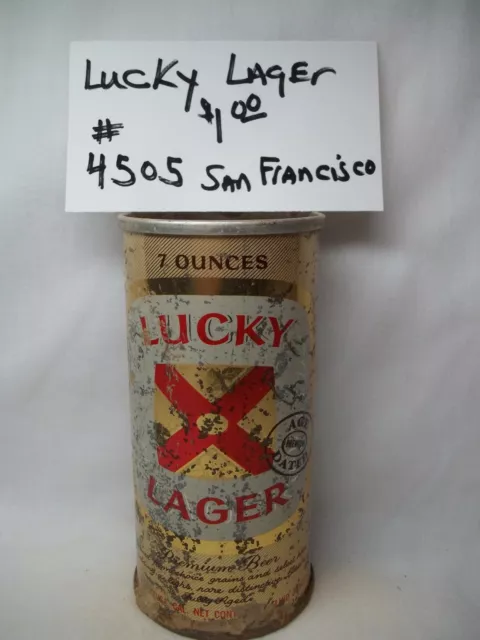 Lucky Lager Premium SMALL flat top