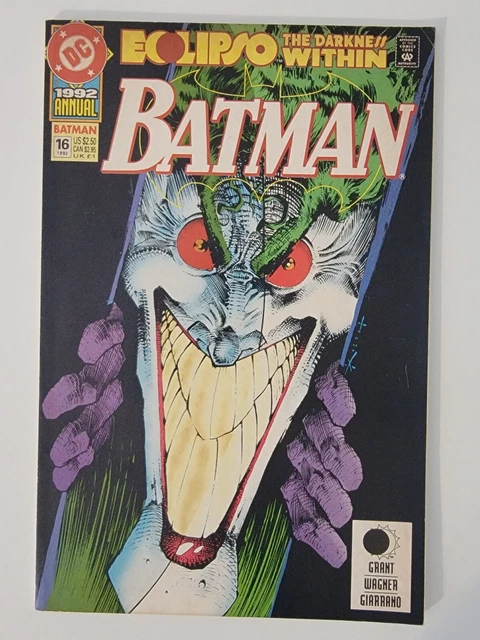 Batman Annual #16 Dc Comics 1992 Joker Eclipso