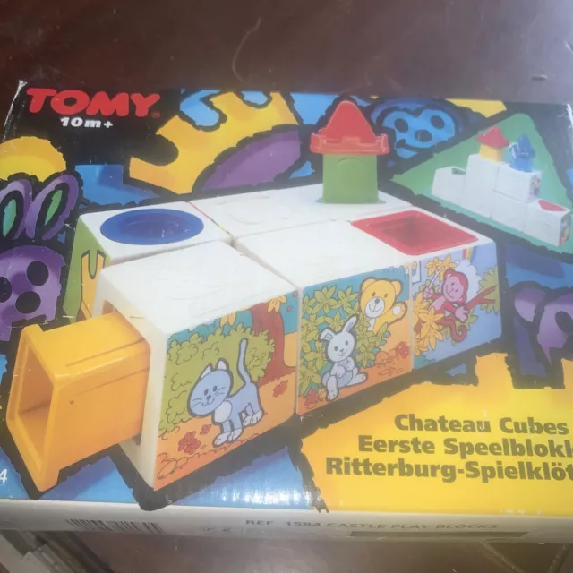 Vintage Tomy Château Cube Neuf