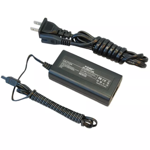 HQRP AC Adapter Charger for JVC Everio GR-D347U GR-D350 GR-D350U GZ-HD6 GZ-HD6U