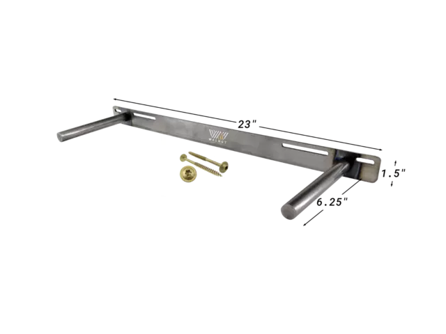 24" Heavy Duty Floating Shelf Bracket- Invisible Shelf Support - Made in the USA