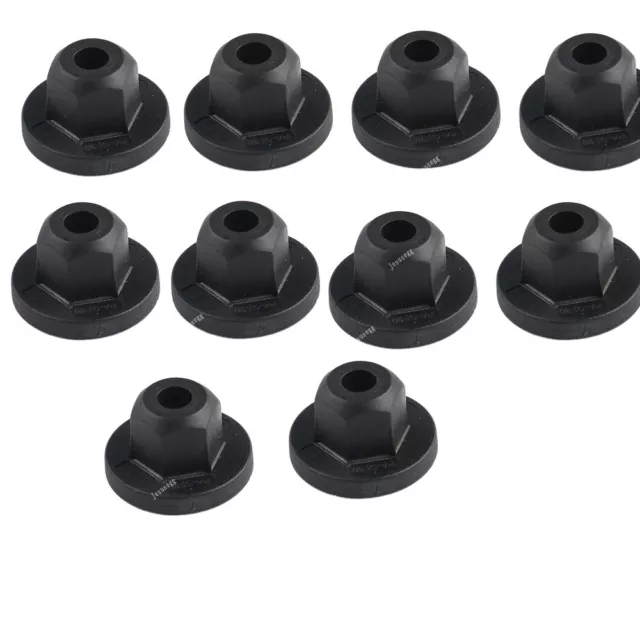 10X Plastic Holding Clamp Retainer Clip Wheel Fender Liner Nut For VW AUDI TT