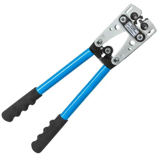 pinza crimpatrice, pinza a crimpare 6-50mm² pinza crimpatrice blu USATO
