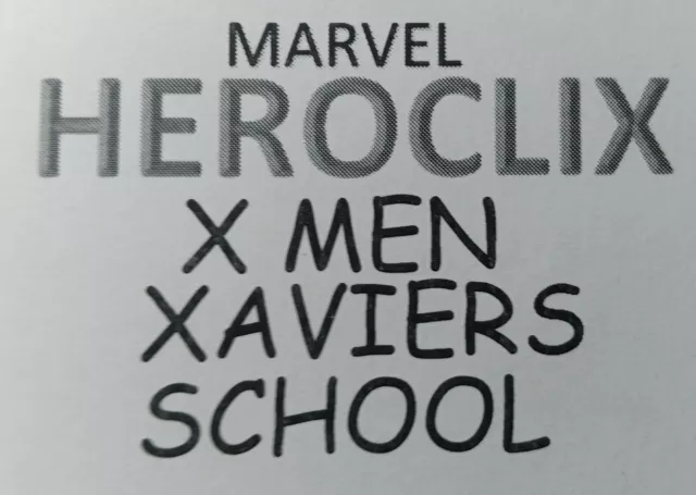 HEROCLIX XMEN XAViERS SCHooL Celeste Mindee Phoebe Cuckoo 010 A B C LOT (Phoenix