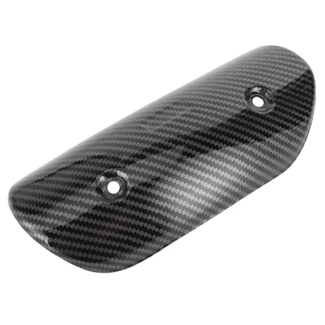Universal Carbon Fiber Exhaust Guard Heat Shield Cover For Racing Street Bike