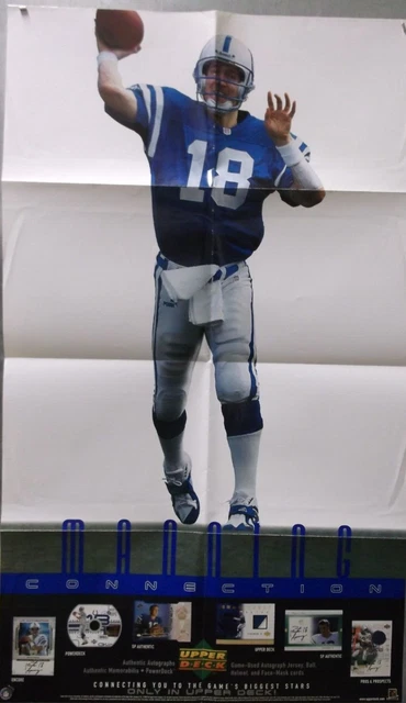2000 PEYTON MANNING Connection Poster 23x38