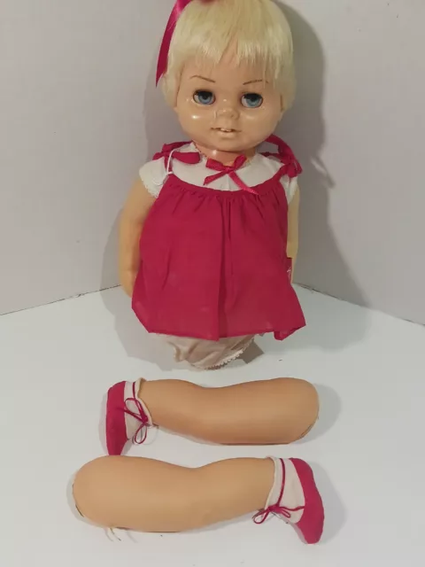 Vintage 1960's Mattel 18" Chatty Baby Doll & Original Outfit Parts / Project Vintage 1960's Mattel 18" Chatty Baby Doll & Original Outfit Parts / Project