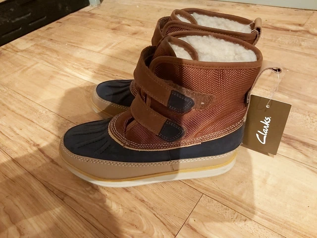 Clarks boys winter best sale boots