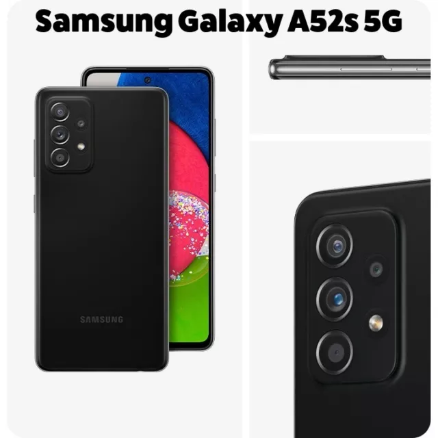 NEW Samsung Galaxy A52s 5G - DUAL SIM, 128GB - (Unlocked) - NEVER USED - BLACK