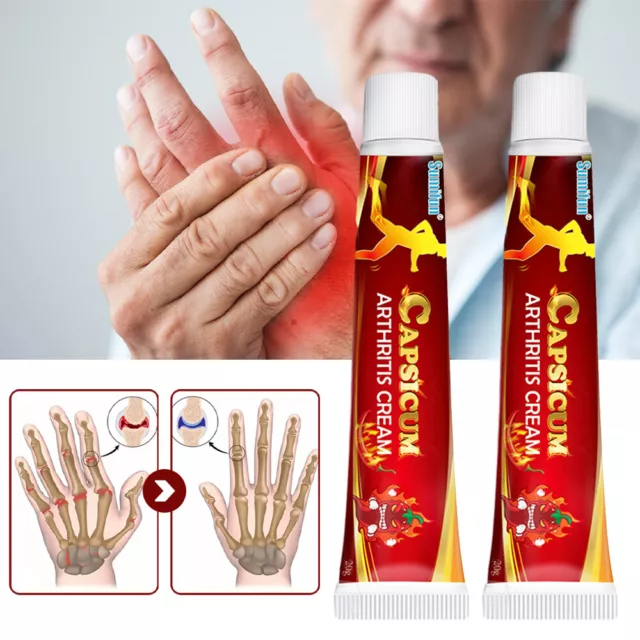 HOT Capsaicin Hot Rheumatoid Arthritis Joint Knee Pain Relief Capsicum Cream 20g