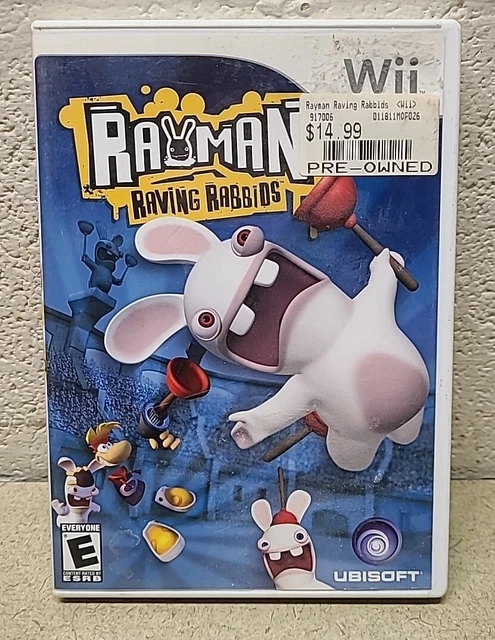 RAYMAN RAVING RABBIDS (Nintendo Wii, 2006) CiB w Manual Clean/Tested ...