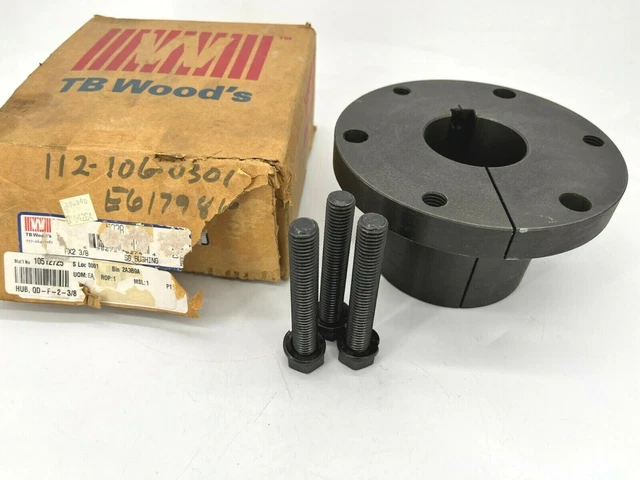New TB Wood's F x 2 3/8" Bore QD Sure Grip Bushing Cast Iron F238