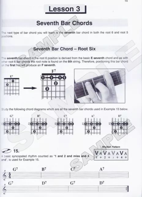 How To Play Electric Guitar 10 Easy Lessons For Beginners TutorBook CD & DVD -H8 2