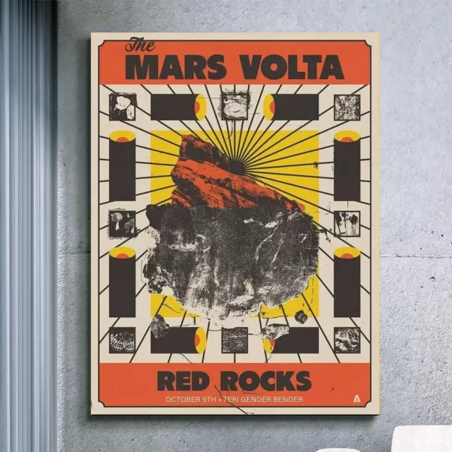 The Mars Volta October 9th 2023 Red Rocks Park and Amphitheater Poster