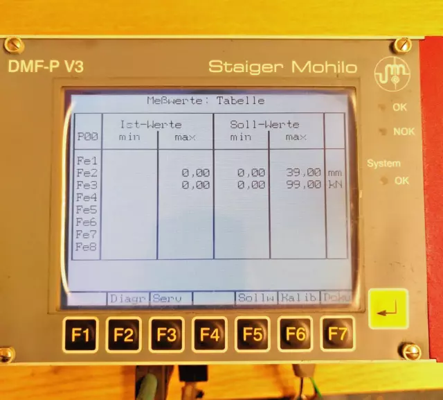 DMF-P V3 Staiger Mohilo Kistler Kraftwegmessystem DMS und Resitiv Profibus gebr.