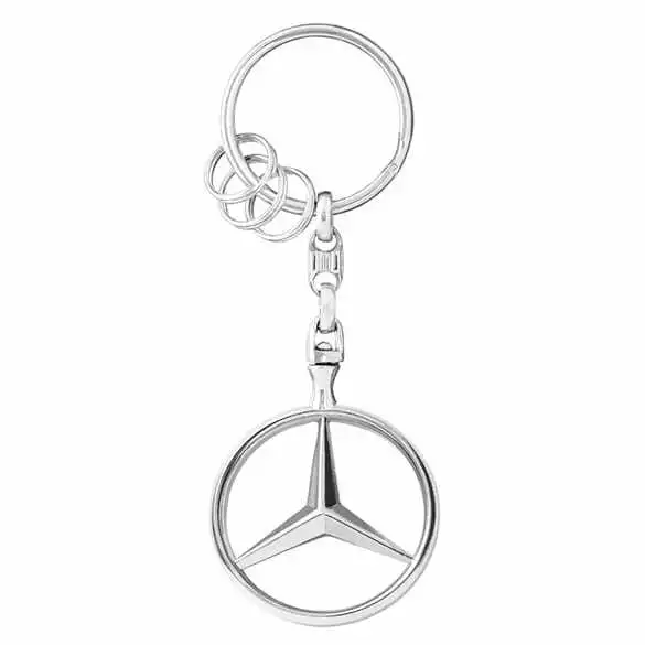 Original Mercedes-Benz Schlüsselanhänger Keyring Stern Brüssel Collection NEU