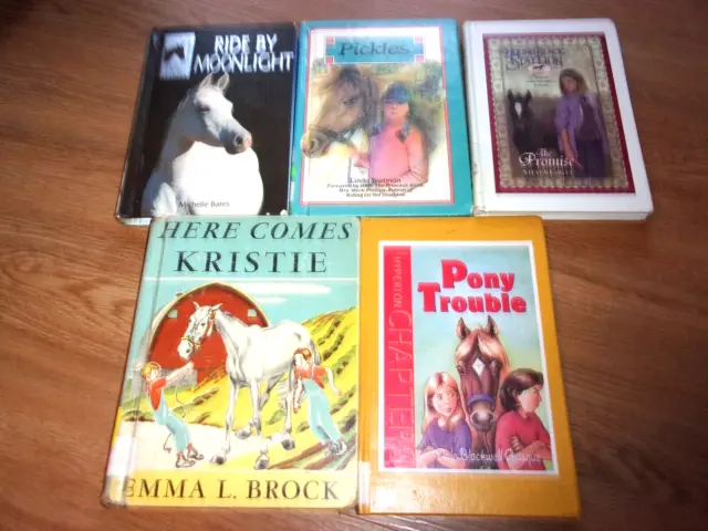 Here Comes Kristie Brock Pony Trouble Gasque Sandy Lane Bates Horse Book Lot