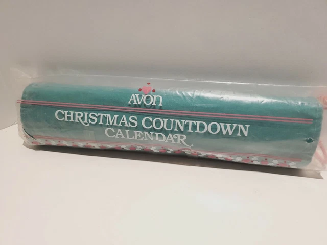 VINTAGE 1987~AVON CHRISTMAS COUNTDOWN ADVENT CALENDAR~With MOUSE🎄🎅🏻🐭  $112.50 - PicClick