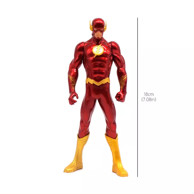 The Flash Justice League DC Comics Action Figure Red/Golden 18cm Toy Kids Gift 2