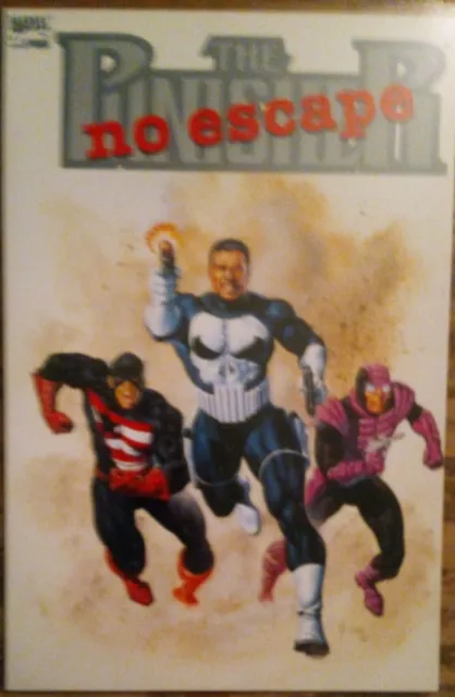 1990 The Punisher: No Escape Marvel Comics Graphic Novel (NM Condition)