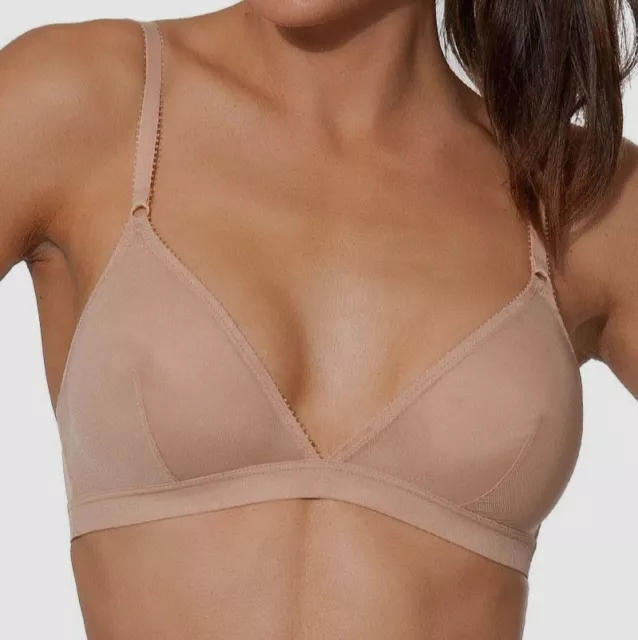 $118 Epure By Lise Charmel Women Beige Revelation Beaute Bralette Size 32C