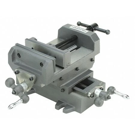 Palmgren 9630601 Cross Slide Vise,6 In Jaw Width
