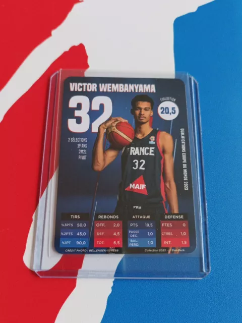 #1@DRAFT NBA 2023 Victor Wembanyama 2023 Slam Deck Rare New
