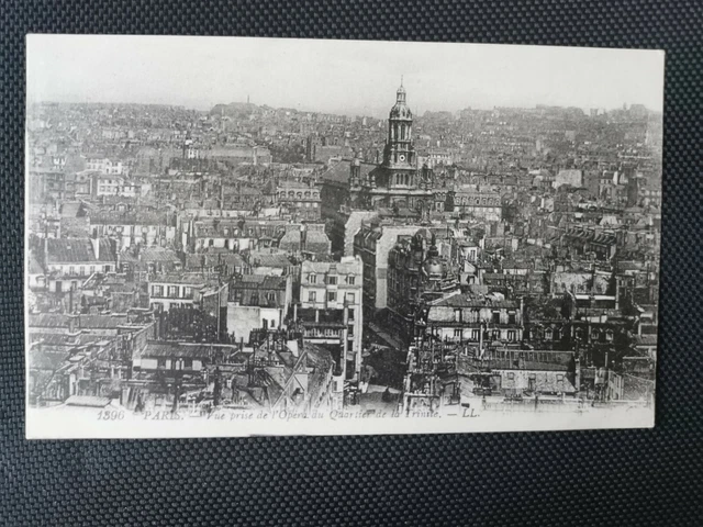 CPA 75 PARIS - Vue prise de l'Opéra du Quartier de la Trinité