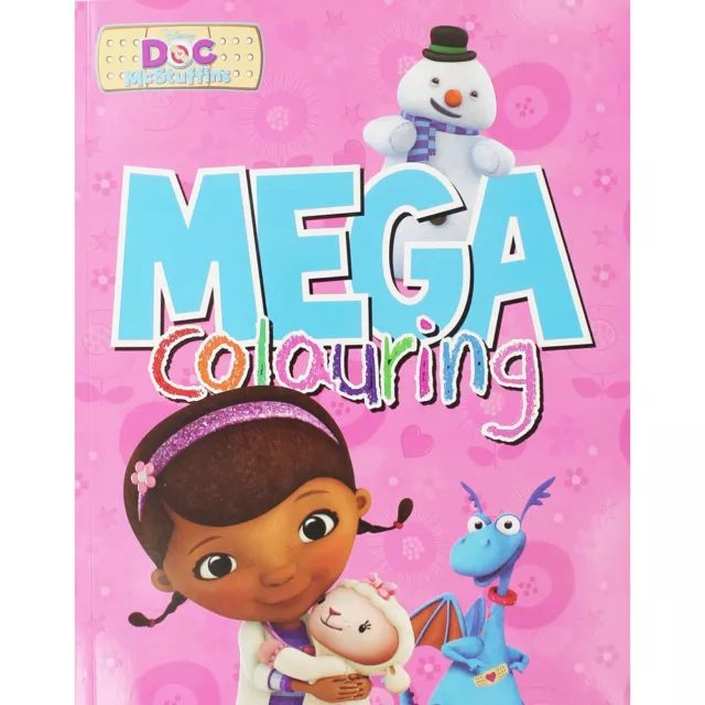 Disney Junior Doc McStuffins Mega Colouring by Parragon Books Ltd (Paperback)