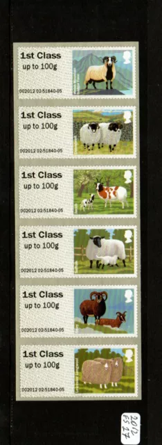 2011-17 GB Post & Go Stamps
