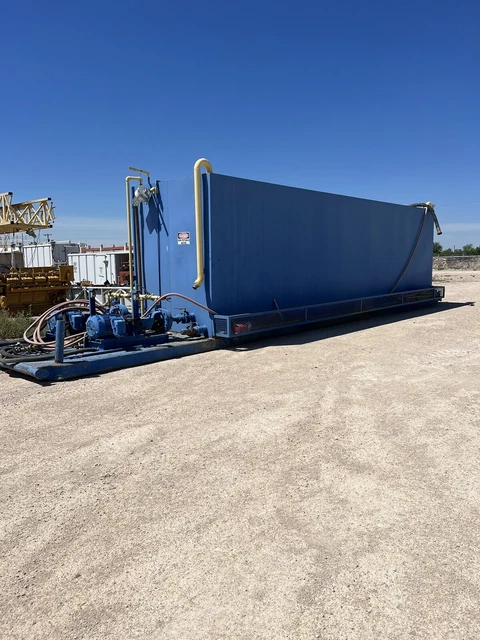 500 Bbl Water Tank With 2 Centrifugal pumps
