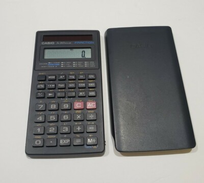 Casio Calculatrice Scientifique Fx 40p 10 Digit Dot Matrix Lcd Vintage C13b4 Eur 86 48 Picclick Fr