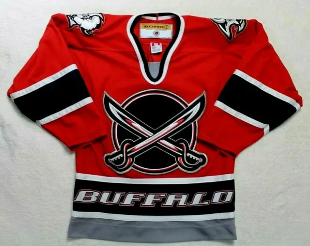 Koho Brad Brown Buffalo Sabres Butter Knives NHL Jersey Vintage Red  Alternate XL