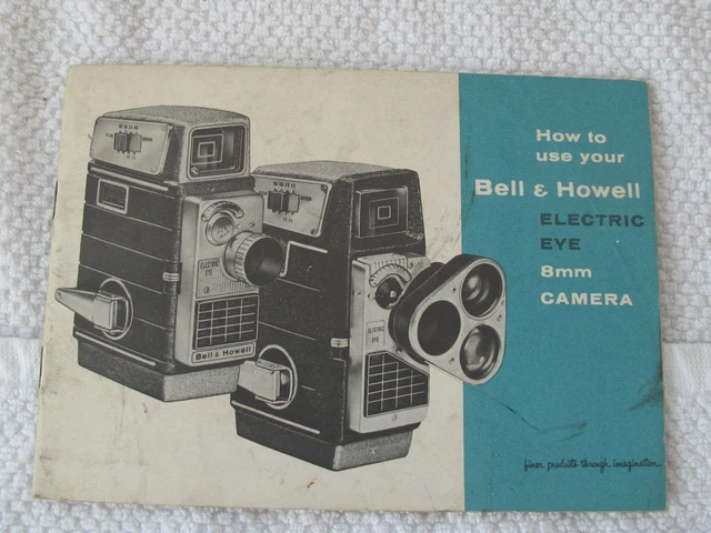 Bell & Howell Electric Eye 8mm Movie Camera Instruction Manual