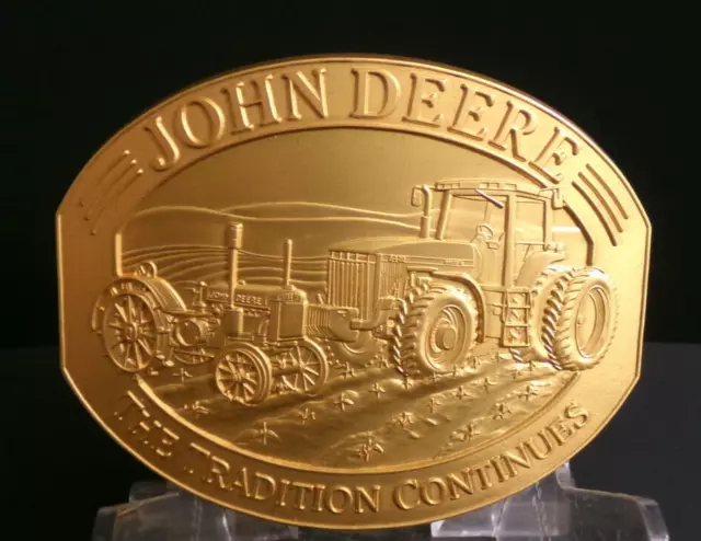 JOHN DEERE BELT BUCKLE  Ltd. Edition 1995 Model D Tractor 8400 Tractor 1358/5000