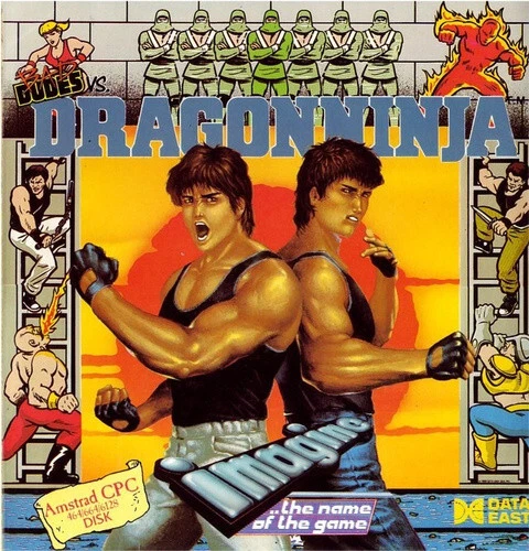 Jeu Amstrad CPC - DRAGONNINJA - Disquette - Très Bon état - Pour CPC 464/664/6128