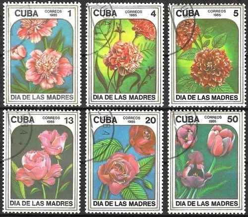 Timbres Flore 2625/2630 o (71939EQ)