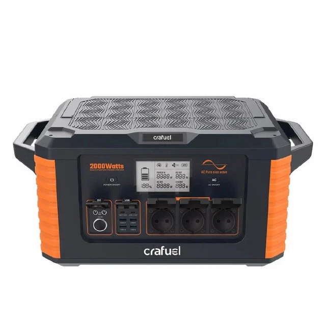 500W 1000W 2000W Power Station Portable Électrogène Générateur Panneaux solaires